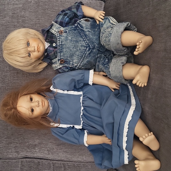 Mattel Other - Certified Authentic Puppen Kinder The American Heartland Collection Toni & Timmi